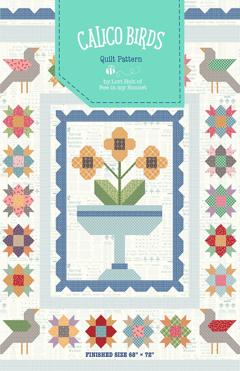Lori Holt Calico Birds Quilt Pattern | Riley Blake Designs